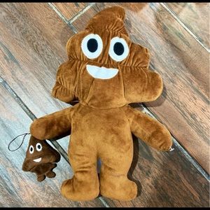 Poop emoji plushies